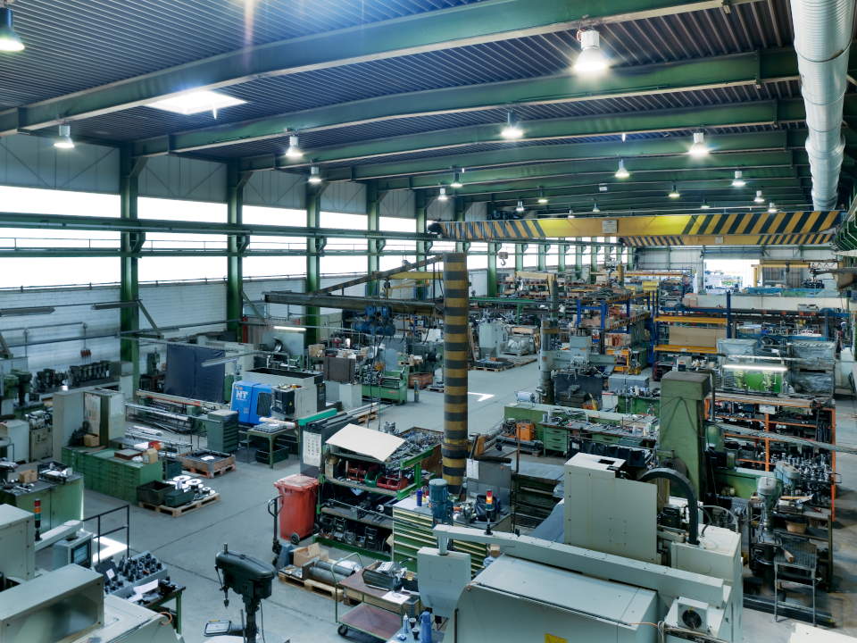 Produktion der B+N Maschinentechnik GmbH